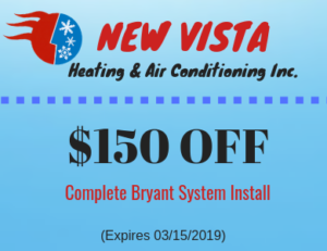 New Vista Bryant System Coupon